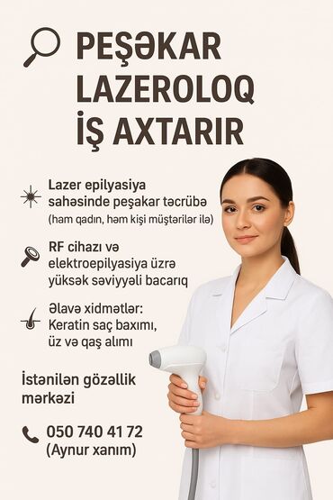 Inzibati heyət: Administrator. Gözəllik salonu