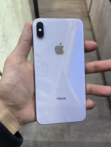 iphone xs белый: IPhone Xs Max, Колдонулган, 256 ГБ, Ак, Коргоочу айнек, Каптама, 80 %