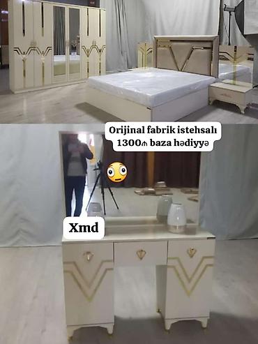 1250: Yataq otağı mebel dəstləri – orijinal fabrik istehsalı Tərkib: - — 1