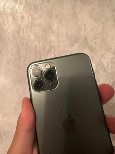 iphone se 3 бишкек: IPhone 11 Pro, 64 ГБ, Заряддоочу түзүлүш, Коргоочу айнек, Каптама, 79 %