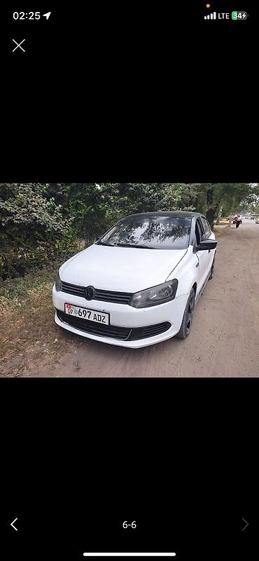 Транспорт: Volkswagen Polo: 2014 г., 1.6 л, Механика, Газ, Седан — 3