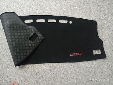 королев: Коврик-накладка на торпедо для Toyota Corolla. - Точный лекал под — 1