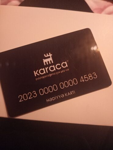 подарки из дерева: Məhsul: Karaca Hədiyyə Kartı Təsvir: - Brend: Karaca - Kart növü