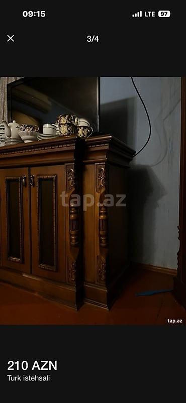 qab rəfi: Türk istehsalı klassik üslubda bufet/TV altlığı - Material: massiv — 3