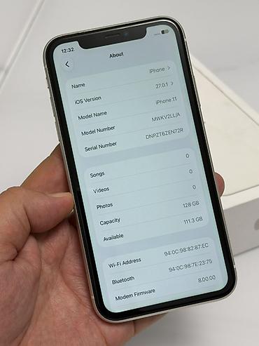 redmi note 11 e: IPhone 11, Б/у, 128 ГБ, Белый, Коробка, 100 % — 8