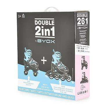 rio roller skates: BYOX Roleri Double 2u1 30–33 – Turquoise (Šifra: CAN8149-70) Dva — 10