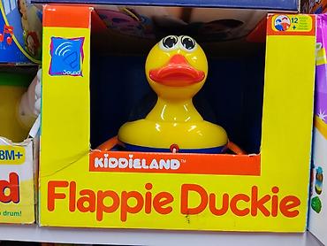 Игрушки: Игрушка «Flappie Duckie» от KIDDIELAND. - Яркая интерактивная уточка — 1