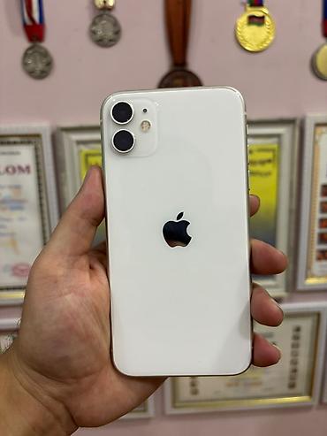 iphone 16plus: IPhone 11, Ağ, Simsiz şarj — 1
