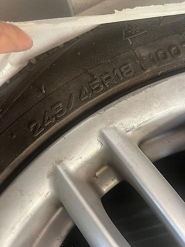 245 70 19 5: Диски BMW с зимней резиной в сборе. Без варок и Ржавчин - Оригинальный — 2