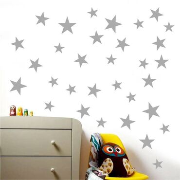 биндеры jazon для дома: Наклейка, стикер для интерьера - звездочки, размер звезд 5 см х 5 см