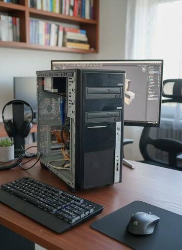 Masaüstü kompüterlər və iş stansiyaları: Masaüstü kompüter sistem bloku Texniki xüsusiyyətlər (şəkillərə — 1