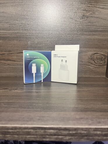 🔋 iPhone üçün Premium Class şarj dəsti (adapter + kabel) ⚡ 20W Type-C