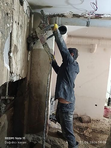 Beton işləri: Beton kəsmə xidməti - Divar, döşəmə və tavanlarda dəqiq və səliqəli — 2
