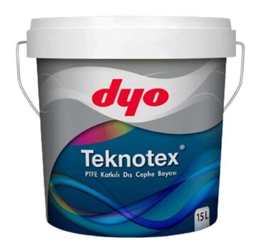 акриловая краска для стен цена: Краска фасадная Dyo Teknotex, ведро 15 л. - Назначение: для наружных