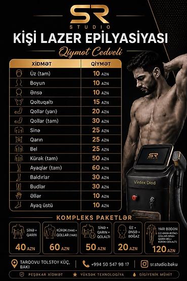 aleksandr lazer: Lazer epilyasiya xidməti gosterirem.Sirf kişiler ucun — 2
