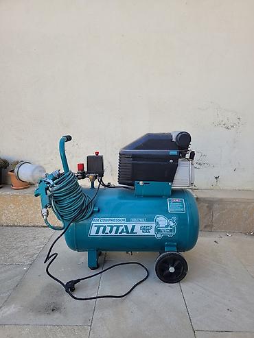 Оборудование для производства: Ideal vəziyyətdə TOTAL kompressor. 50 lt. üstündə 30 mt hava şlanqı — 1