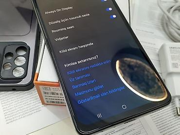 samsung s9 tab: Samsung Galaxy A52 5G, 128 GB, rəng - Qara, Zəmanət, Düyməli, Sensor — 7
