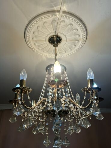 Çilçıraqlar: Çılçıraq, 5 lampa, Xrustal