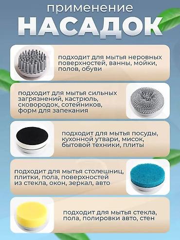 Хозтовары: Электрическая ручная щётка-скраббер с дисплеем Цена ниже рыночной! - — 5