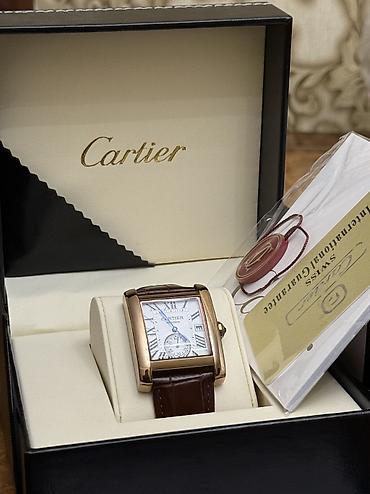 Qol saatları: Cartier kişi qol saatı – klassik kvadrat (Tank üslubunda) korpus — 2