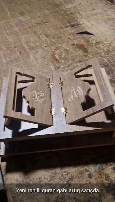 Digər mebel: Rəhilli Quran qabı satılır. 47 azn. İstənilən yerə çatdırılma var — 2