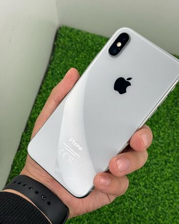 Apple iPhone: IPhone Xs, Б/у, 256 ГБ, Белый, Чехол, Кабель, 84 %
