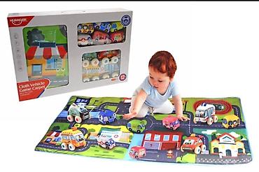 Игровой набор Huanger Cloth Vehicle Game Carpet - Мягкий игровой