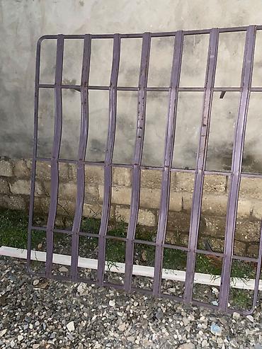 Metal pəncərə barmaqlığı - Material: qalın metal/profil borudan