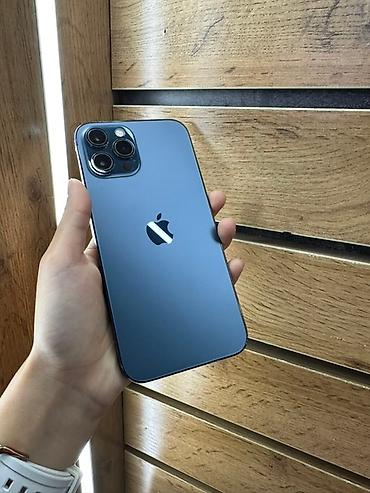 Apple iPhone: IPhone 12 Pro Max, Б/у, 128 ГБ, Pacific Blue, Чехол, Защитное стекло, В рассрочку — 3