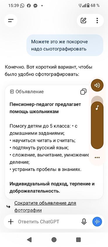 level up: Пенсионер‑педагог предлагает помощь школьникам Помогу детям до 5 — 1