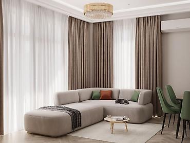 5: 3 комнаты, 92 м², Орто-Сай с. Элитка, 5 этаж, ПСО (под самоотделку) — 2
