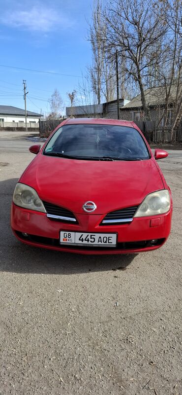 машина сапок: Nissan Primera: 2002 г., 2 л, Вариатор, Бензин, Седан