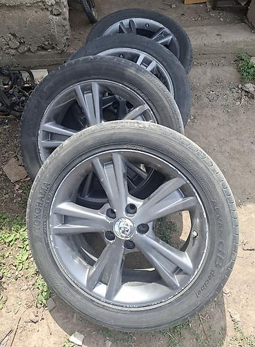 Колеса в сборе 235 / 50 / R 18, Лето, Б/у, Комплект, Легковые, Литые, отверстий - 5 at lalafo.kg Колеса в сборе 235 / 50 / R 18, Лето, Б/у, Комплект, Легковые, Литые, отверстий - 5