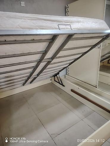 Yataq otağı dəstləri: İkinəfərlik çarpayı, Dolab, Türkiyə, İşlənmiş — 4