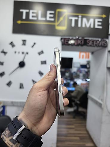 i̇phone telefon: IPhone 16 Pro, 256 GB, Natural Titanium, Zəmanət, Simsiz şarj, Face ID — 7