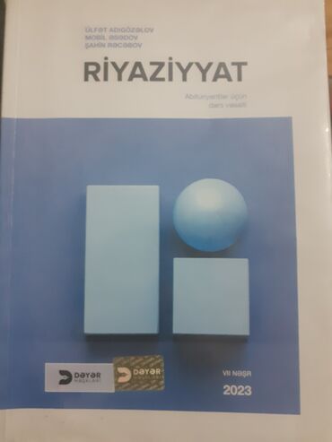 Riyaziyyat: Təptəzədir bir iki yerində rəngli qələmlə xətt çəkilib 10 azn alinib