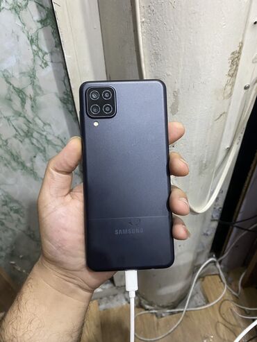 a12 samsung qiymeti: Samsung Galaxy A12, 64 GB, rəng - Qara, Barmaq izi