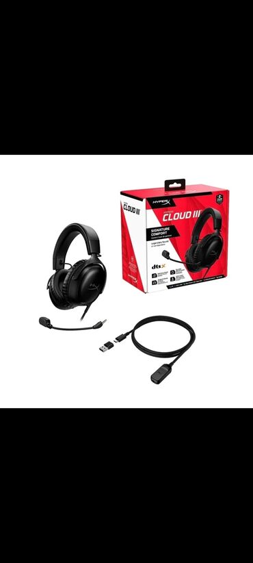 Kompüter ehtiyyat hissələri: Qulaqlıq HyperX Cloud 3 Signature Comfort 3 aydı alınıb istifadə