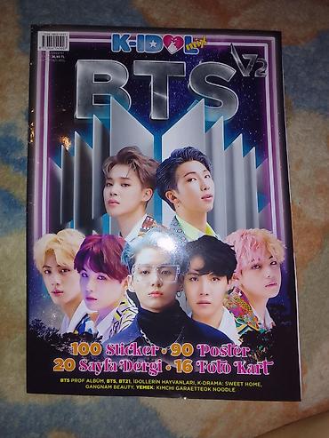 kitab polkası: Məhsul: K-IDOL Mix – BTS V2 jurnalı və kolleksiya seti Təsvir: - — 1