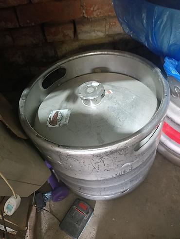 Пивная кега из нержавеющей стали. - Тип: металлическая кега (KEG) с at lalafo.kg Пивная кега из нержавеющей стали. - Тип: металлическая кега (KEG) с