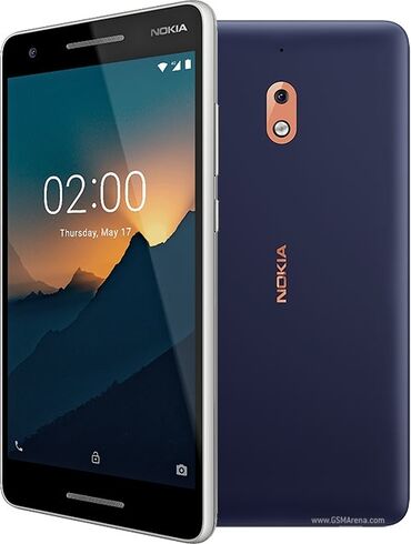 nokia 150: Nokia 2.1, 8 GB, rəng - Göy, Sensor, İki sim kartlı, Sənədlərlə