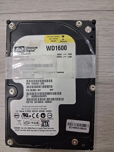 Western Digital WD1600 sərt disk - Model: WD1600JS (WD1600JS-60MHB1) lalafo.az -da Western Digital WD1600 sərt disk - Model: WD1600JS (WD1600JS-60MHB1)