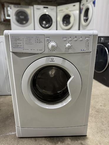 Стиральная машина Indesit с фронтальной загрузкой. Характеристики и at lalafo.kg Стиральная машина Indesit с фронтальной загрузкой. Характеристики и