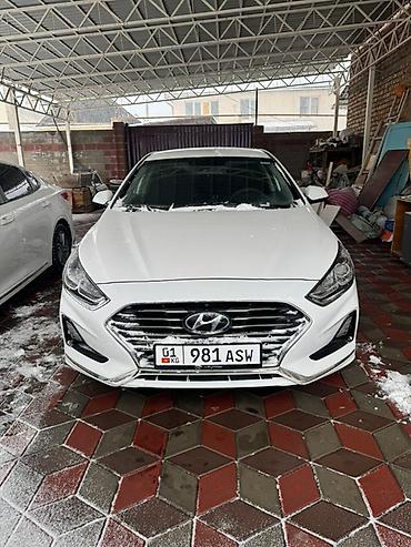 соната аксессуары: Hyundai Sonata, белый седан Кузов: современный дизайн с широкой — 1