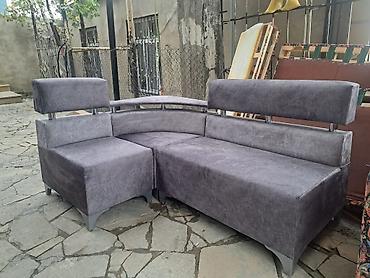 metbex divanlari: Künc divan, Mətbəx üçün, Parça, Bazalı — 4