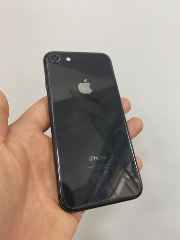 iphone xs max yeni: IPhone 8, 64 GB, Jet Black, Barmaq izi, Simsiz şarj, Sənədlərlə