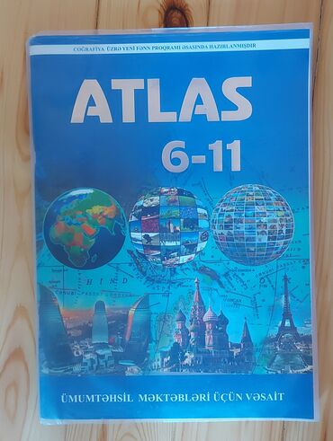 siyasi inzibati xəritə v Azərbaycan | Kitablar, jurnallar, CD, DVD: Atlas 
Atlas 6-11
Atlas 6-11-ci sinif
Xəritə