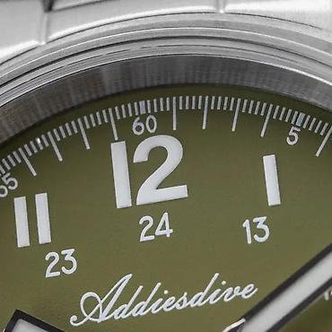 Ručni satovi: ADDIESDIVE AD2070 - 39mm - Zelena - Seiko NH35 Automatik ADDIESDIVE — 4