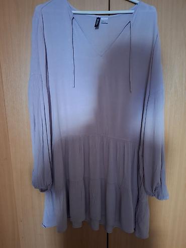 replika: Lila tunika/bluza sa volanima - Kroj: lepršava tunika A‑linije sa — 2