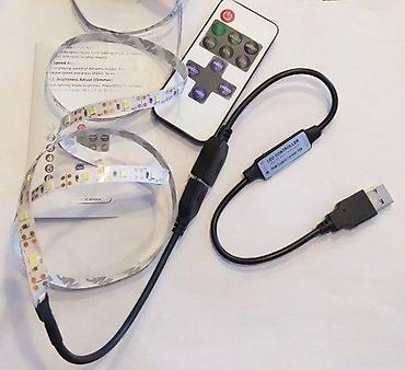 Rasveta: USB RF KONTROLER SA DALJINSKIM ZA JEDNOBOJNE LED TRAKE | *Popust u — 3